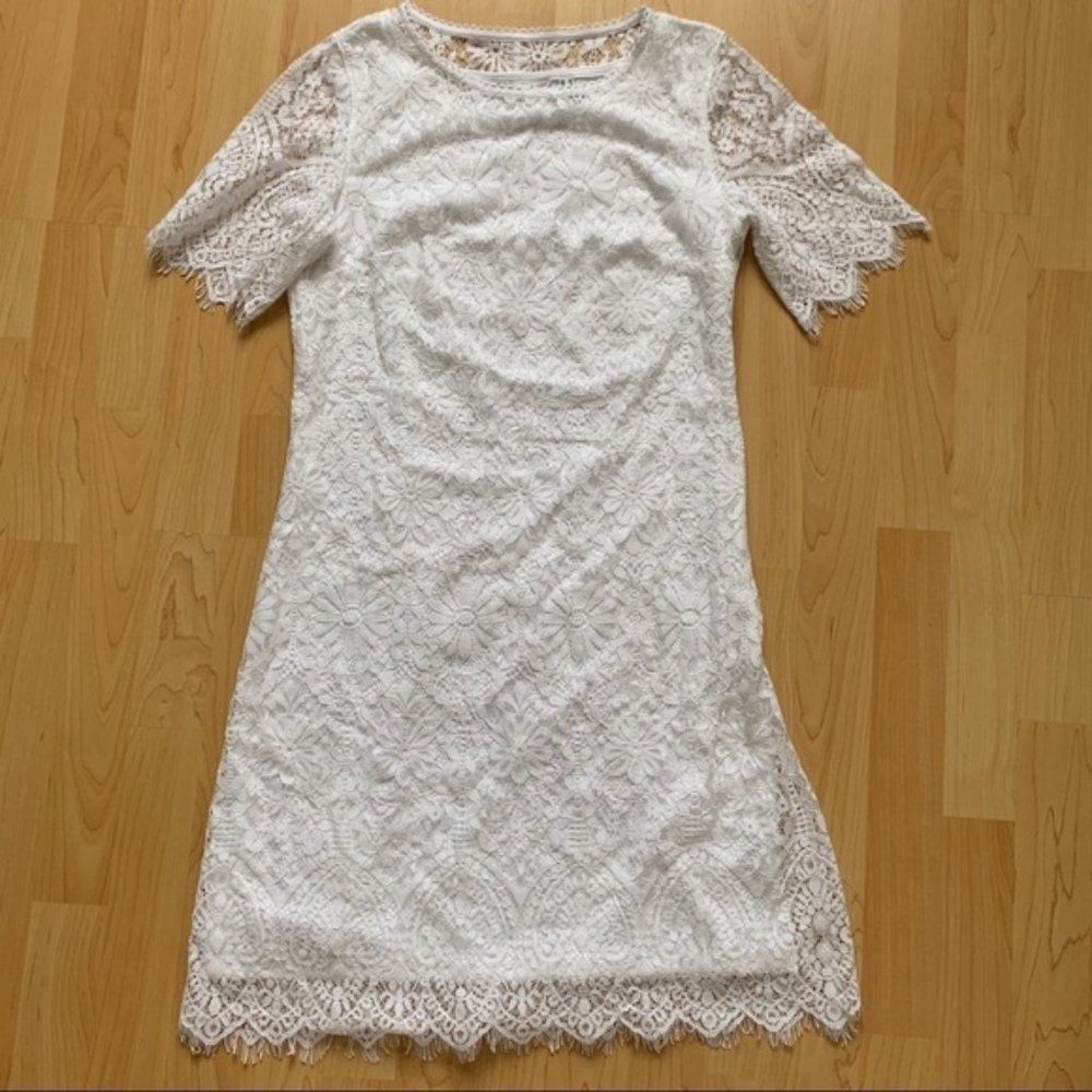White Lace Dress 